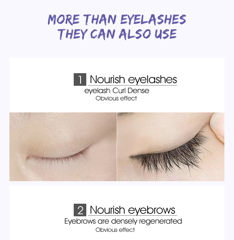 Waterproof Vegan 8ml Eyebrow And Eyelash Growth Serum Long Lasting