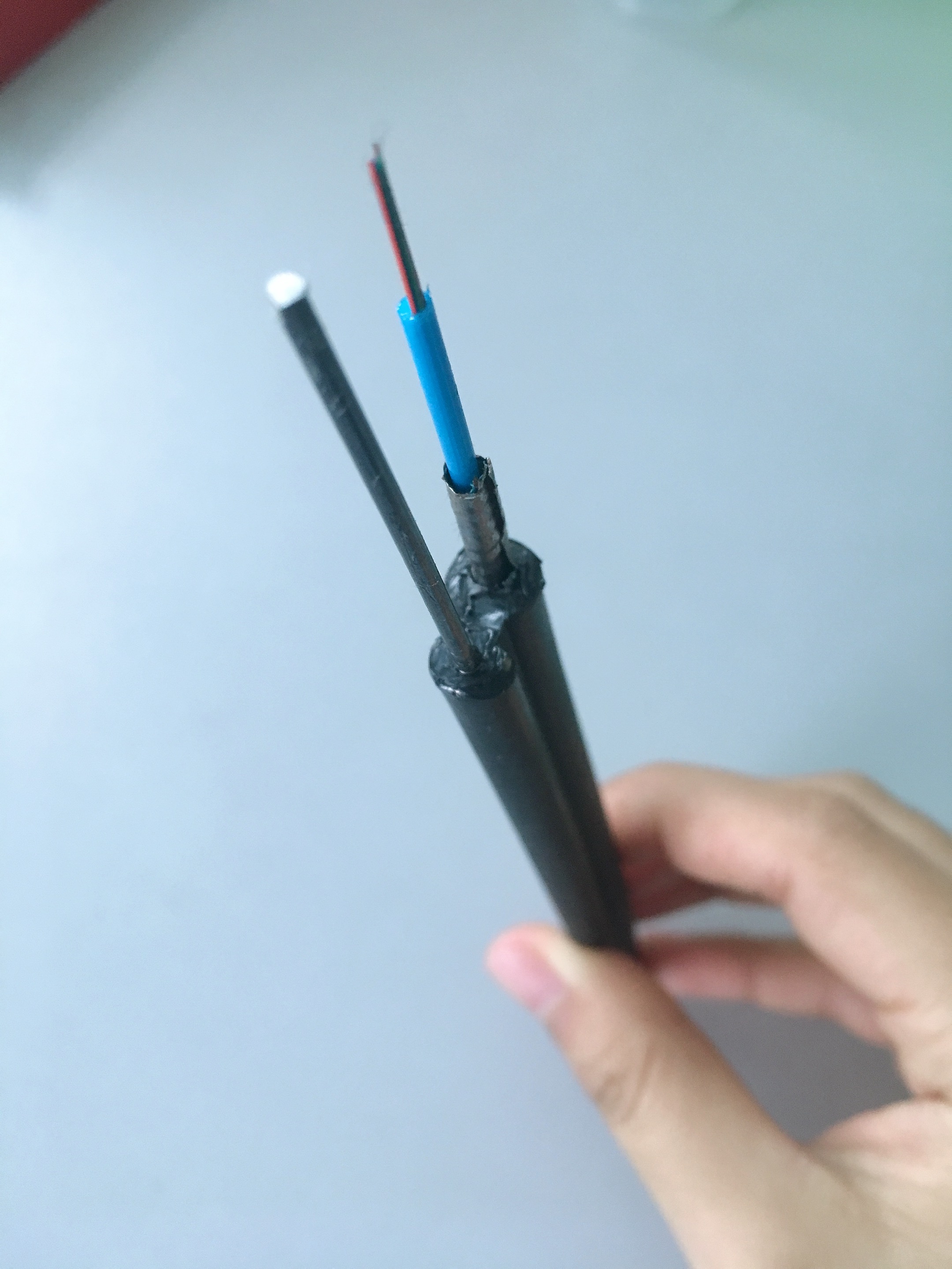Self Supporting Gyxtc8s Aerial Figure 8 Fiber Optic Cable