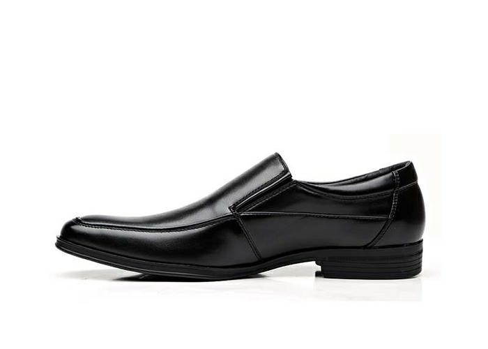 Slip on Loafers Black Durability Mens Casual Dress Shoes For Formal Events