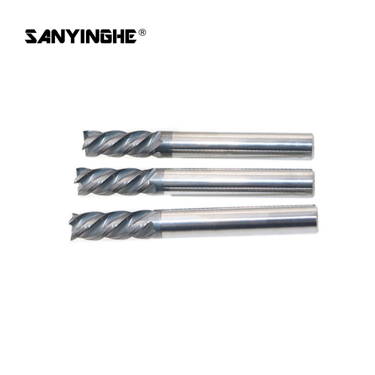 4mm Solid Carbide End Mills 50Lx4F Ball Nose Milling Cutter HRC45 HRC55 HRC60 HRC65