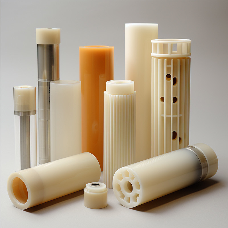 customized CNC Plastic Parts , CNC Turning Machining Parts ABS Nylon PEK Material
