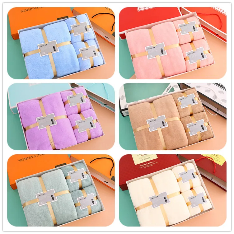 Mesh Bag and Gift Box Included Microfiber Adult Towel Set Bath Towel 70*140cm for SPA
