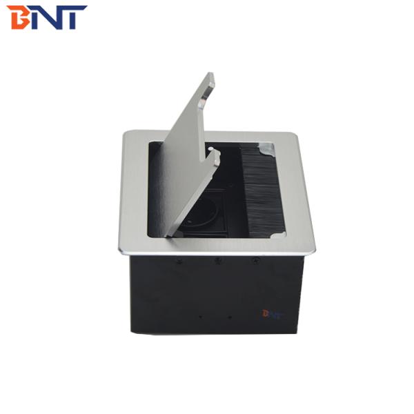 Double EU power computer table connected hidden desktop socket box