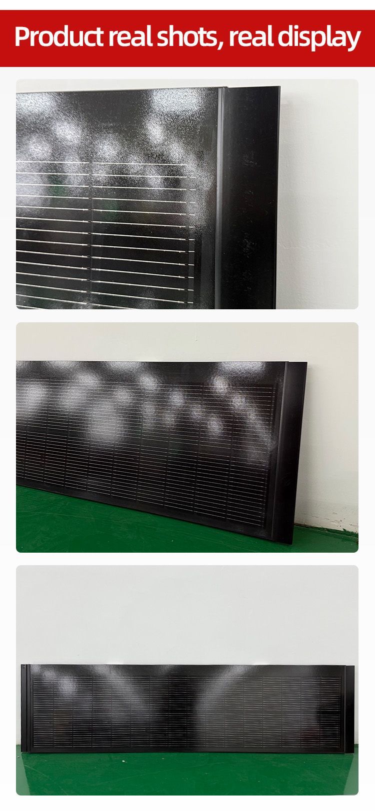 Green Energy Building Home Rooftop BIPV Solar Roof Tiles Photovoltaic Silicon Solar Roof Tiles Flat Roofing Tiles