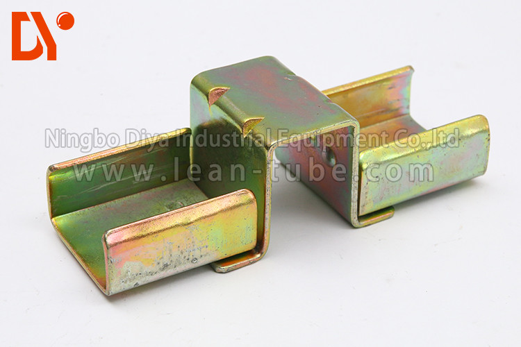 Roller Track Pipe Clamp Joints 28mm For Lean Pipe Sliding Device Connector