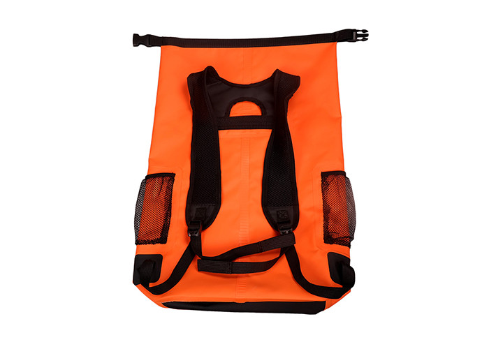 Eco Friendly Dry Bag With Backpack Straps , Adjustable 500d Pvc Hiking Dry Bags