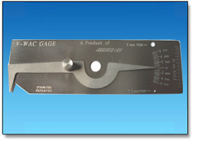 Stainless Steel X-Ray Flaw Detector Bridge Cam Type Master Fillet Weld Gauge