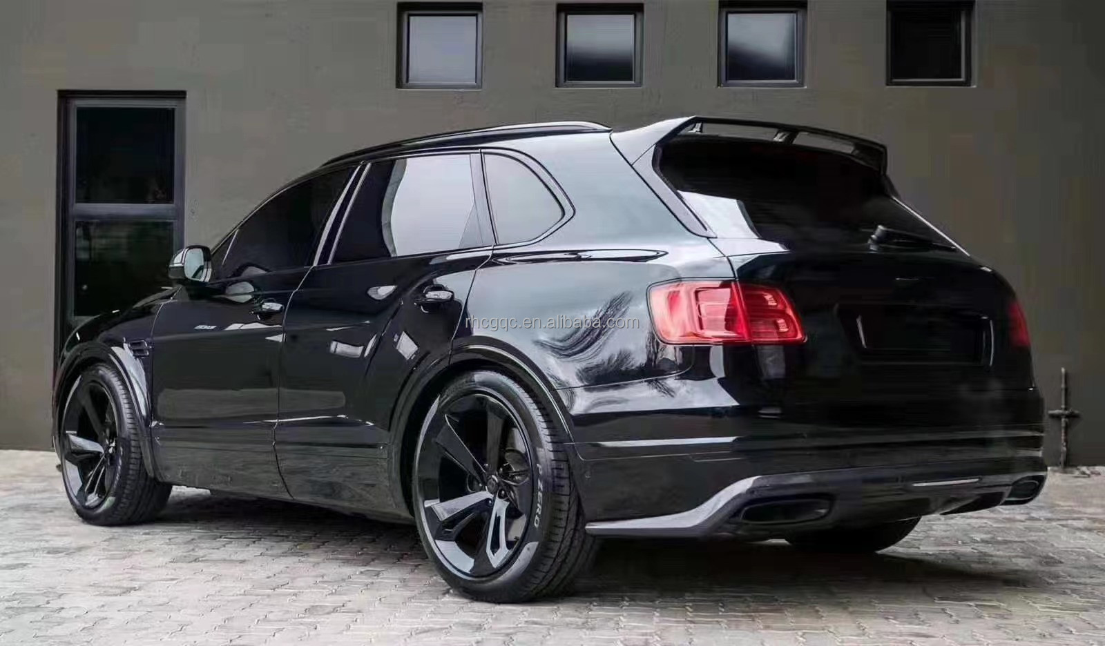 For Bentley Bentayga Carbon Fiber Body Kit Bentayga Upgrades the W12 Style Carbon Fiber Front Lip Diffuser Spoiler