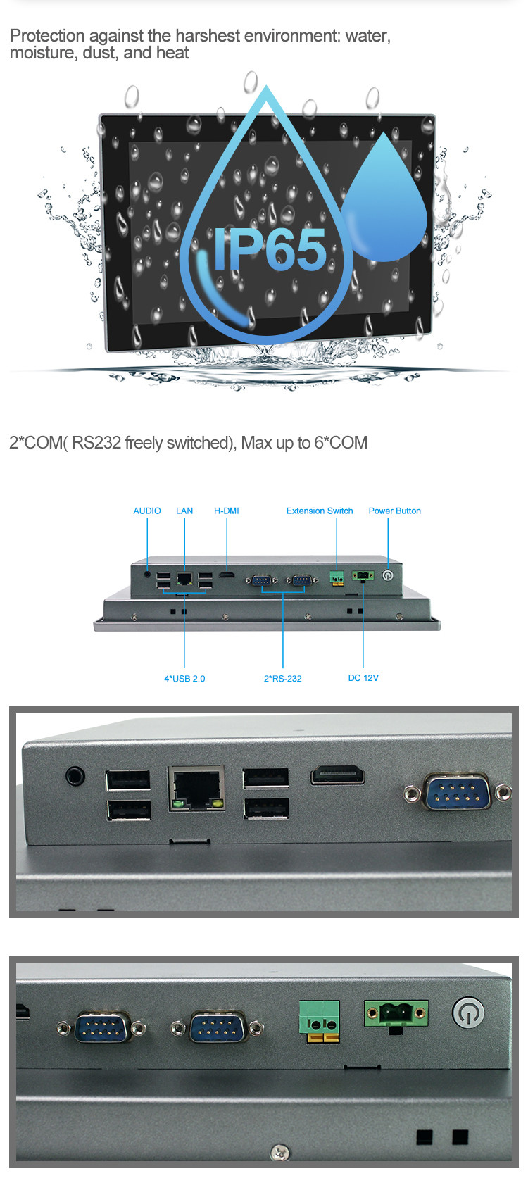 OEM Embedded Android Tablet Computers , RK3288 Aio Touch Screen Pc