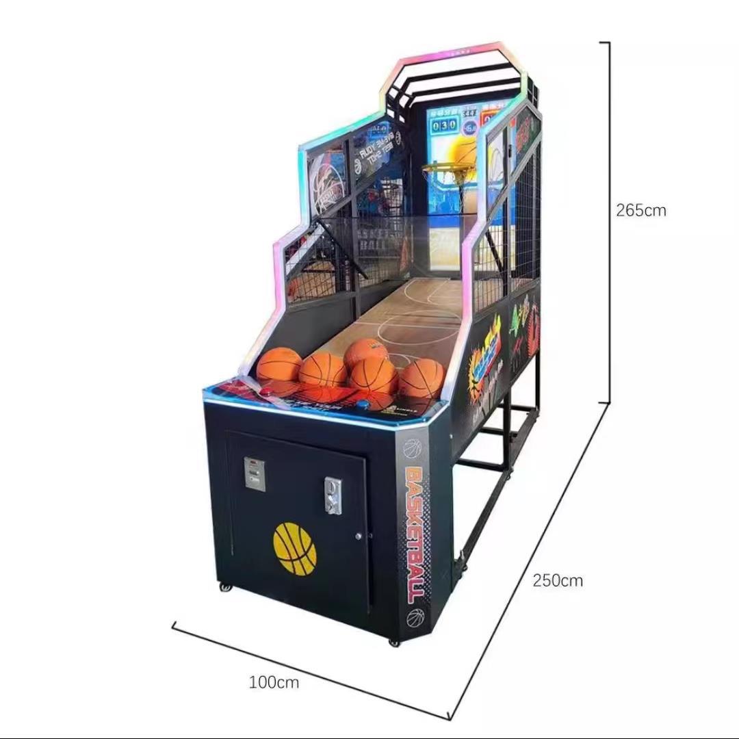 Mini Mobile Arcade Basketball Machine Entertainment Sports Tickets Game OEM