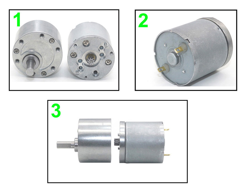 High Torque Small Motor JGB37-3530 24v 7RPM 1:810 High Torque Low Speed Deceleration Motor