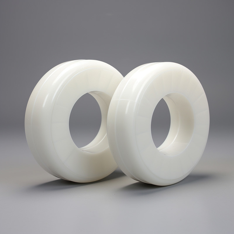 customized CNC Plastic Parts , CNC Turning Machining Parts ABS Nylon PEK Material