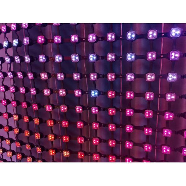 LED Mesh Screen DC12V LED Lighting High Brightness For Outdoor Building Media 3 Years Warranty