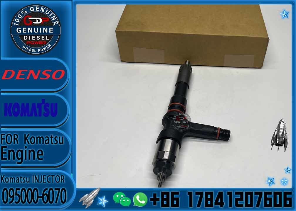 Excavator Diesel Engine Repair Parts 095000-6070 Injector 6251-11-3100 SAA6D125E Engine Fuel Injector PC400-8 PC450-8