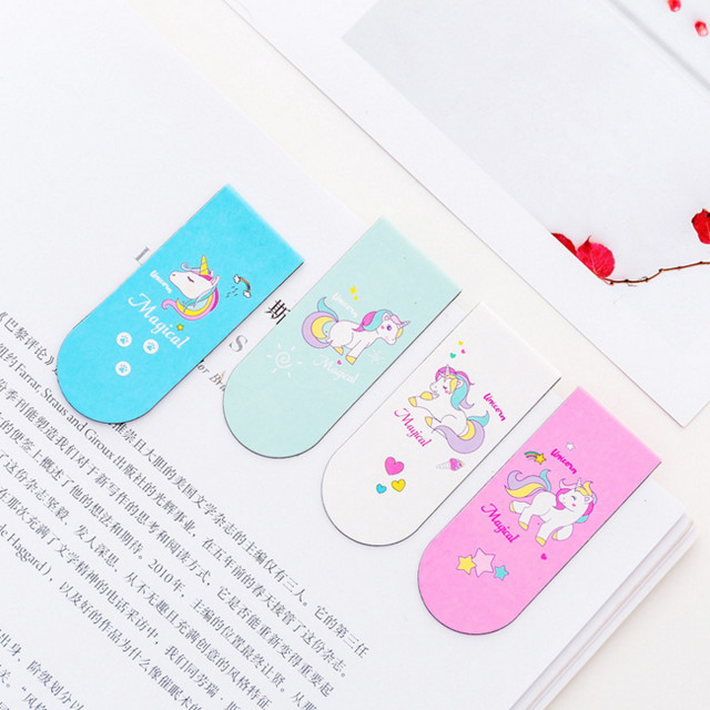 Custom Mini Magnetic Page Marker Bookmarks With Magnets For Reading