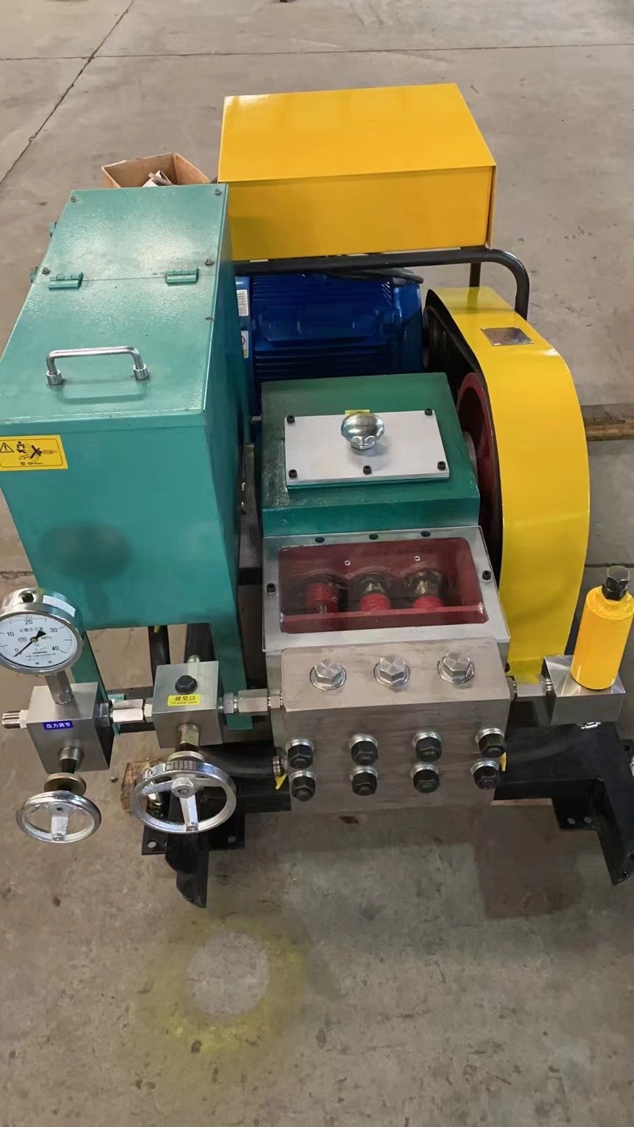 10000psi Pipe Pressure Testing Equipment 13L/ Min Hydro Testing Pump