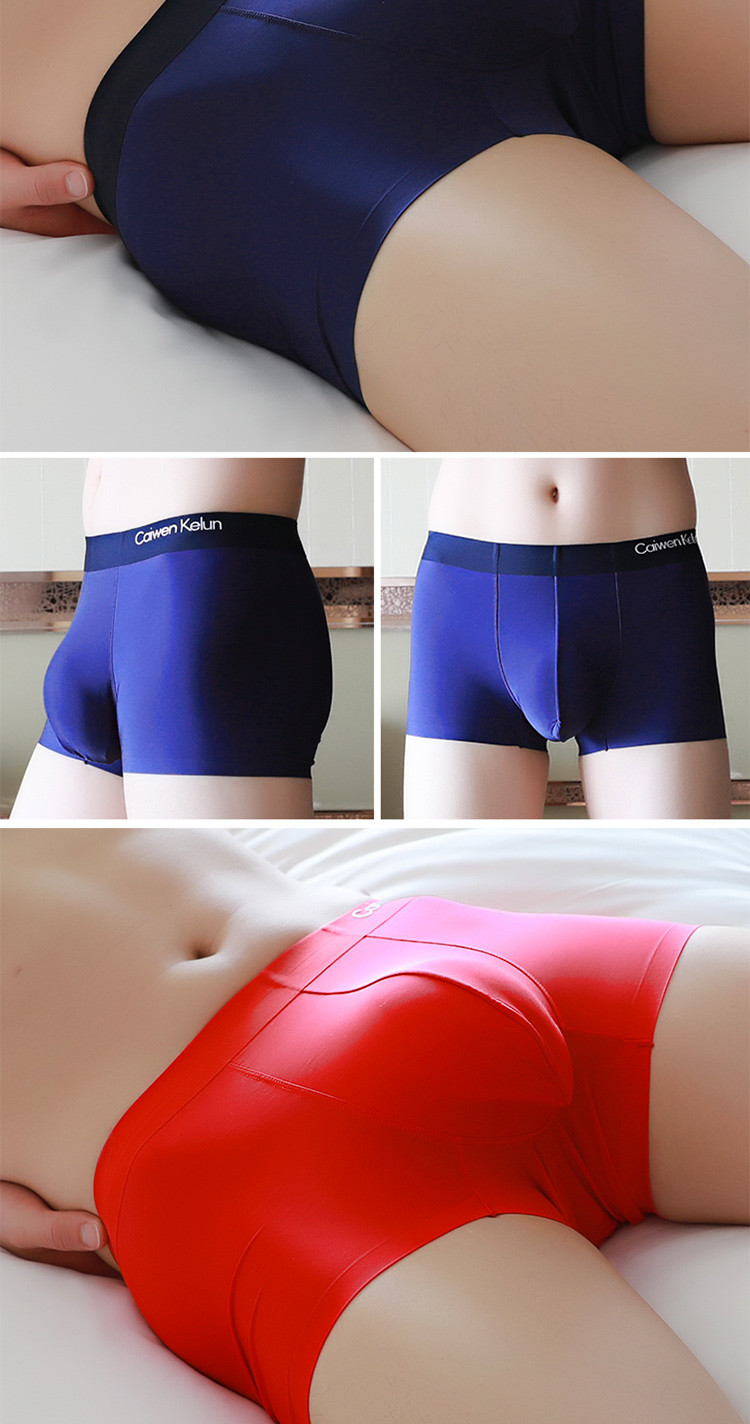 7xl 6xl 5xl Customizable Extra Large Mens Boxer Shorts Underwear Ice Silk Antibacterial Ultra Thin Summer Brief