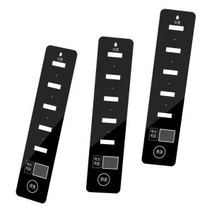 Buy cheap Custom Frosted Acrylic Screen Print Overlay Control Panel product