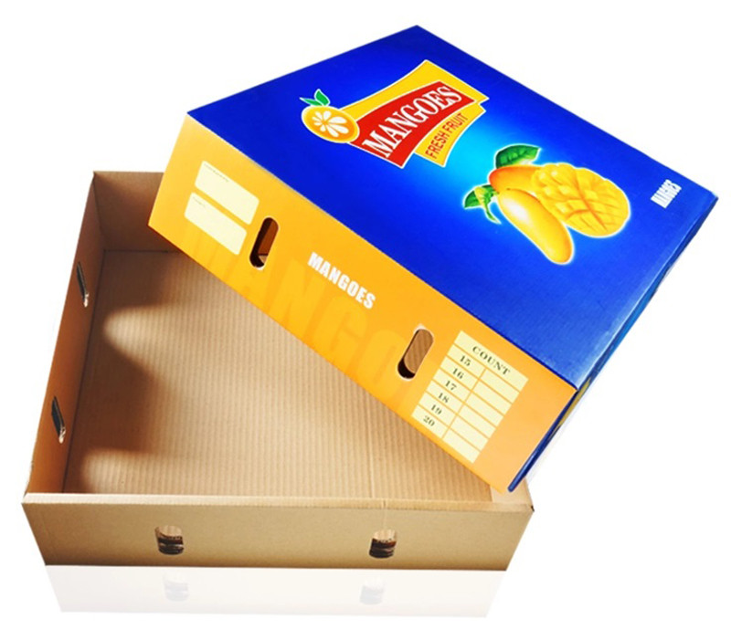 Better Price Quality Good Custom Printing Corrugated Fruit Mango Packing Shipping Boxes