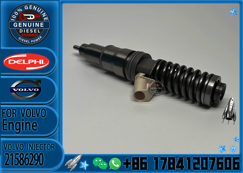 Diesel Engine Fuel System Electronical Injector Unit OEM BEBE4C14001 21586290 For Truck