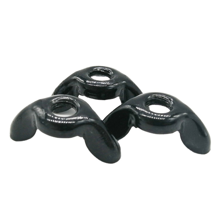 304 Stainless Steel Wing Nuts , Din 315 Wing Nut Black Grade 12.9