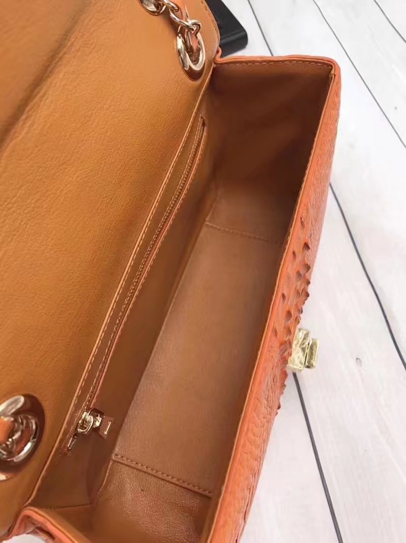 Genuine Crocodile Skin Lady Flap Purse Female Single Cross Shoulder Bag Real Alligator Leather Women's Messenger Bag