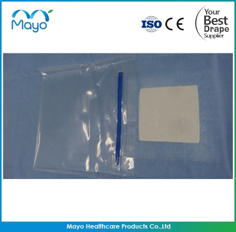 Disposable CE approved Ophthalmic Drape Eye Drape with pouch