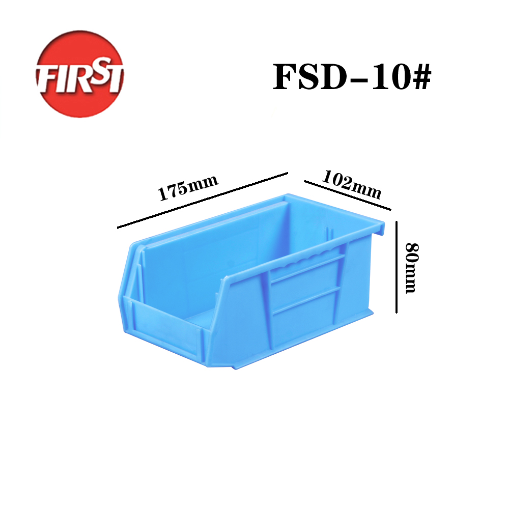 10x10 15 X 15 13x13 Plastic Storage Bins Plastic Stackable Hang Storage Bin Warehouse Tool Parts