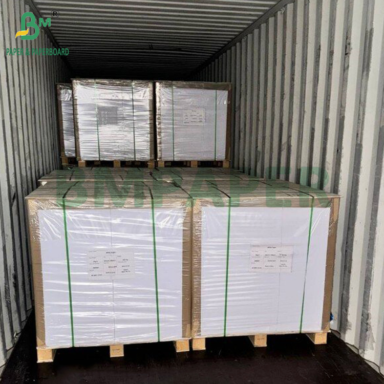 35gsm 40gsm MG Bleached White Kraft Paper For Food Wrapping High Strength 70cm