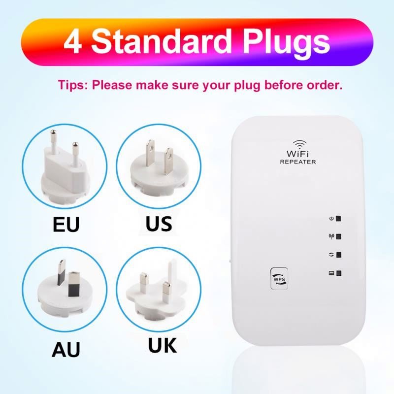 China OEM Kp300W Wireless WiFi Repeater 300Mbps Mobile Signal Booster
