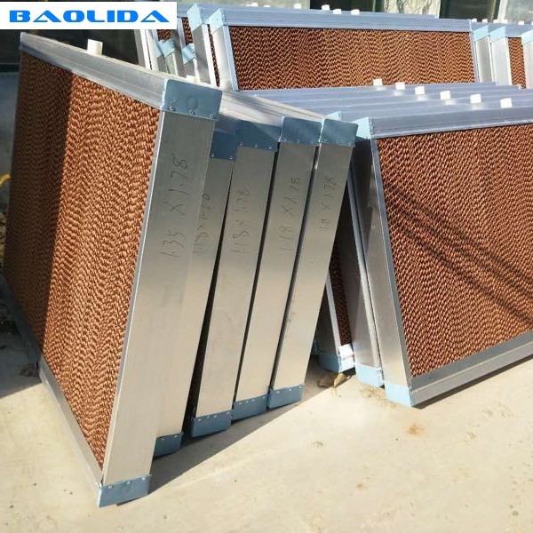 Greenhouse Cooling System Air Wet Curtain Evaporative 1000mm Greenhouse Cooling Pad