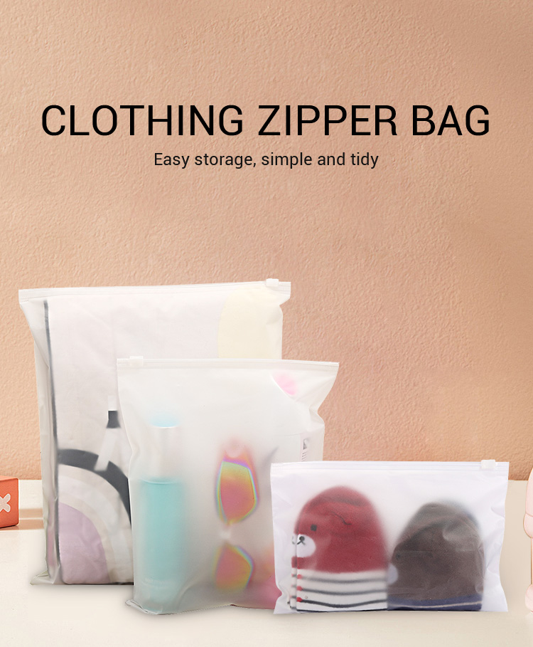 PVC Custom Zipper Bag Iridescent Laser Holographic Plastic Clothing Bag