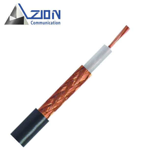 MIL-C-17 RG58 Coaxial Cable Stranded Bare Copper with BC Braid for Military