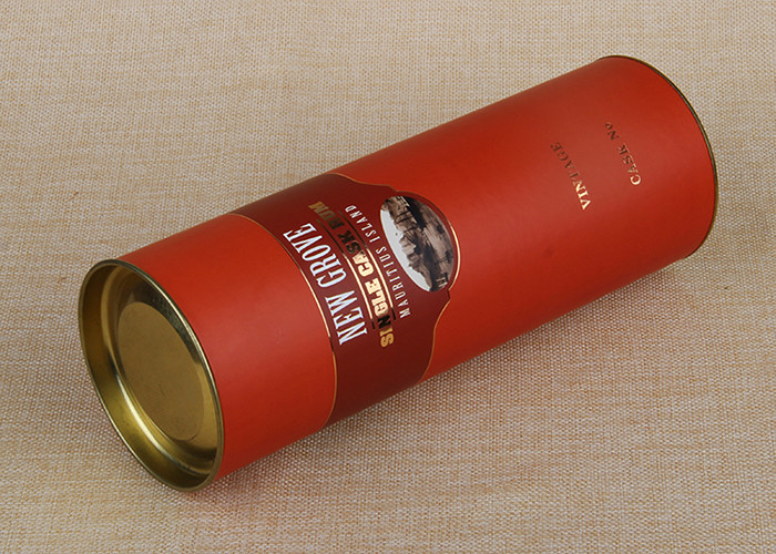 Finished Paper Composite Cans For Wine Bottle Wine Packaging / Wine Cans Packaging