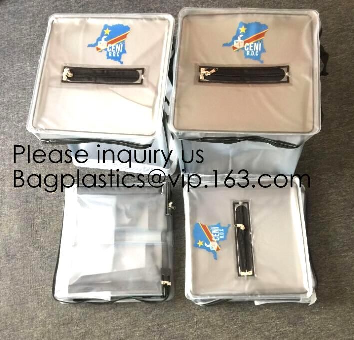 Pvc Ballot Voting Box Ballot Zipper Bag PVC Folding Ballot Bag, Pallet Security Supply Bag, Turnover Box Nigeria Voting