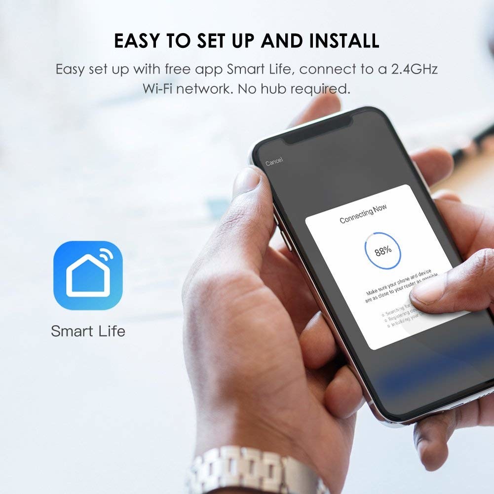 Electrical WIFI Smart Plug Remote Controlled Real Time Status Feedback With Alexa