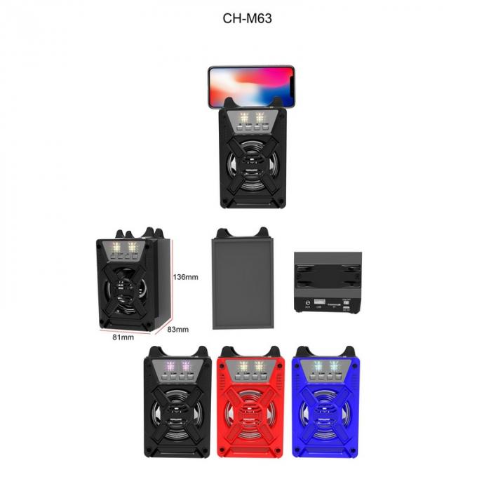 Bluetooth speaker CH-M63  audio bluetooth speaker with microphone for wireless portable active