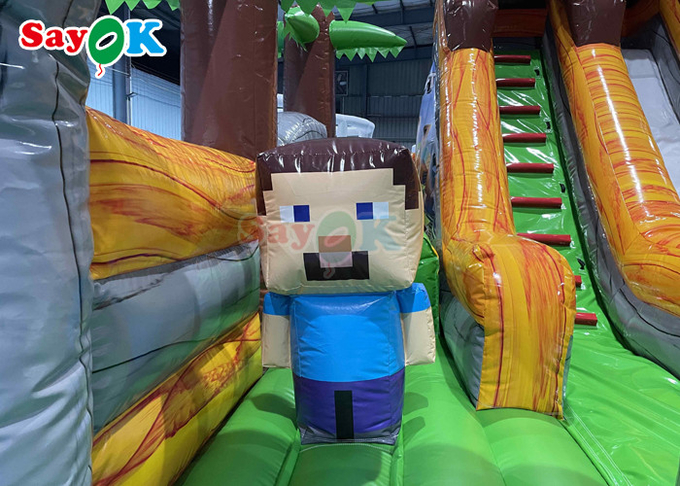 Outdoor Inflatable Slide 21.3FT Inflatable Bouncy Castle Slide Kids Slide Bouncer House For Indoor