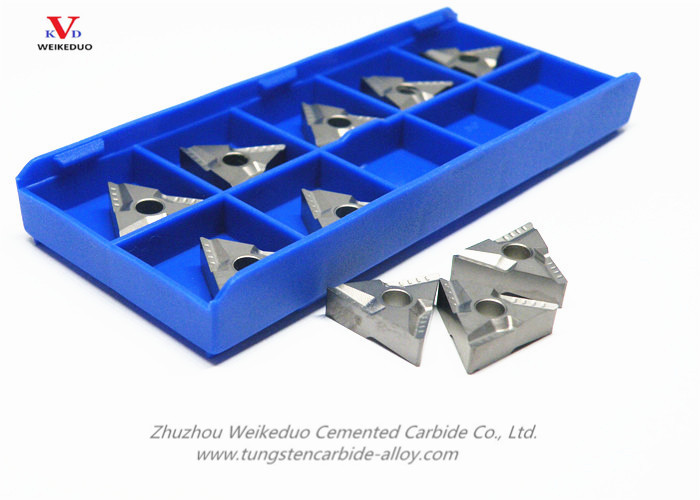 Buy cheap TNMG160404R-VF,Triangle Carbide Inserts / Tungsten Carbide Tool Inserts Excellent Edge Strength product