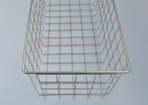 Buy cheap 316 l Sterilization Trays Stainless Steel Basket For Surgical Instruments Medical Grade product