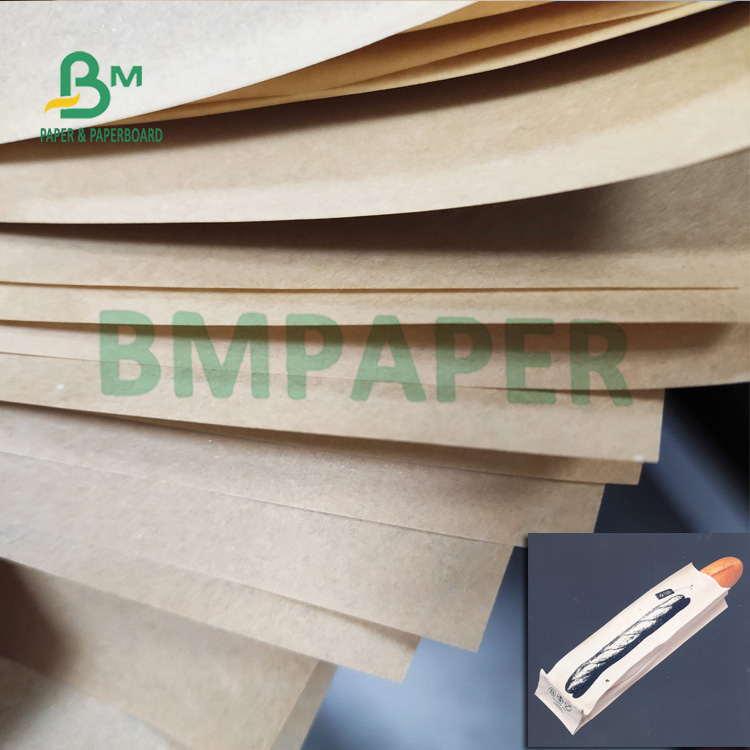 Strong Strength Unbleached Brown Virgin Kraft Paper 70gsm 80gsm