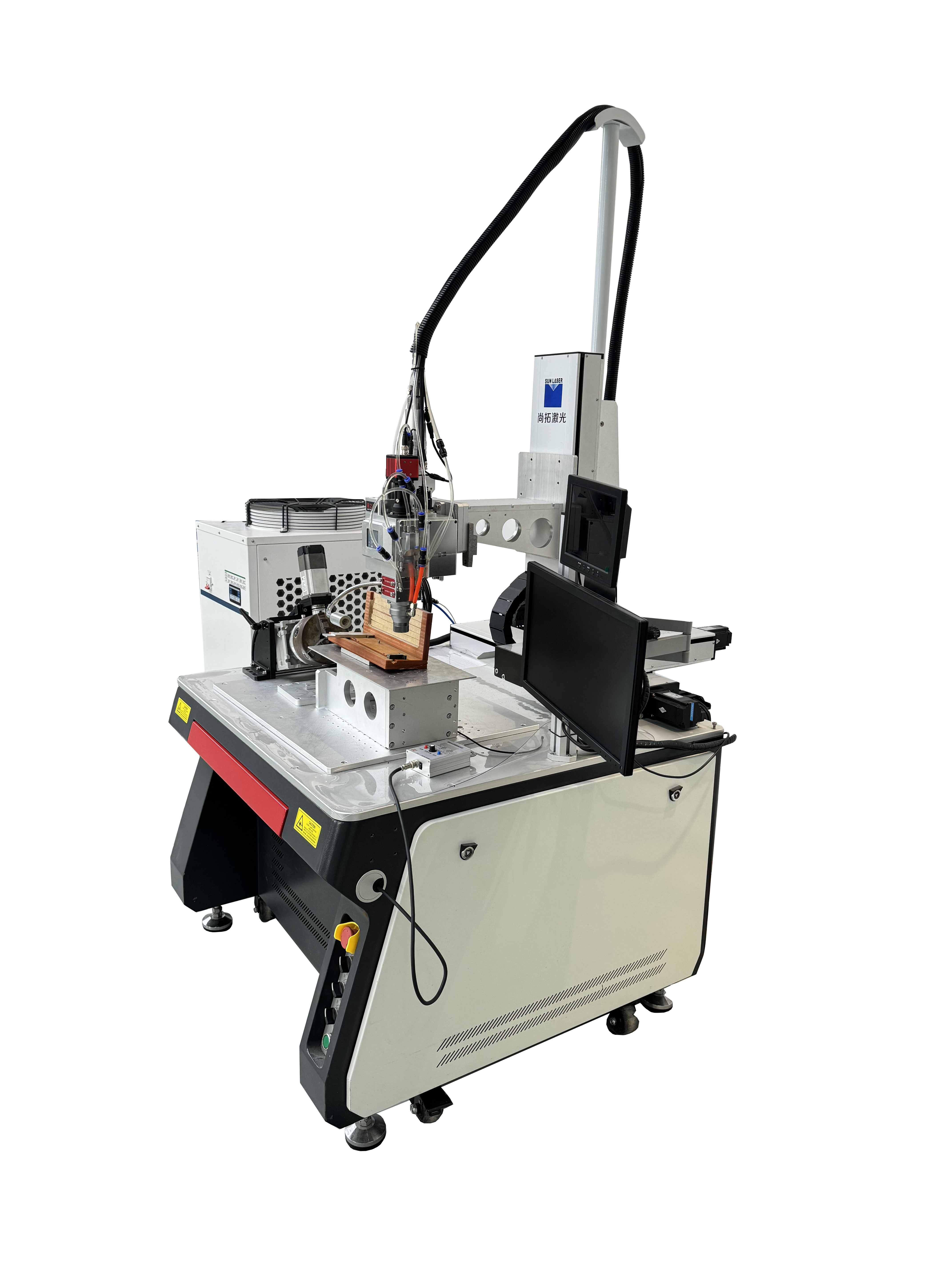 10m Fiber Length CW/PWM Welding for Three-Axis QCW Fiber Laser Welding Machine Seamless