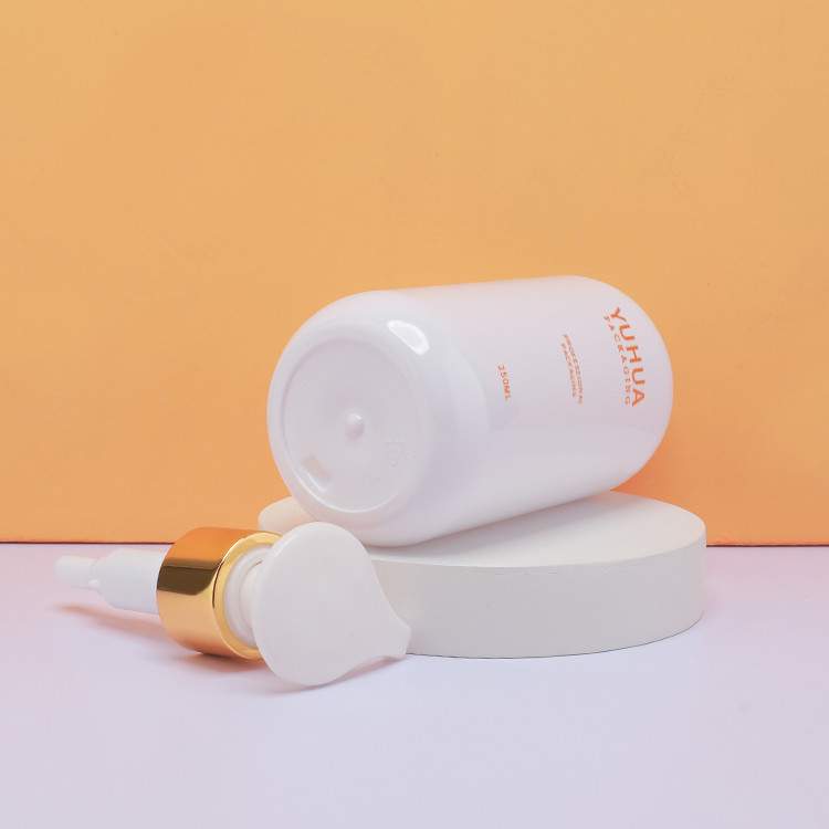 Skincare Packaging Plastic Round Bottle 120ml 250ml 300ml Shampoo Packaging