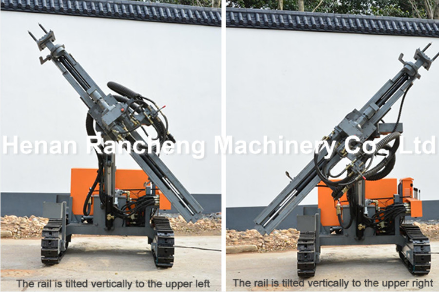 80m Depth Hydraulic Engineering Drilling Rig Double Power Anchor Drill Rig