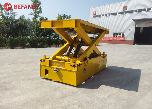hydraulic transfer flatbed car