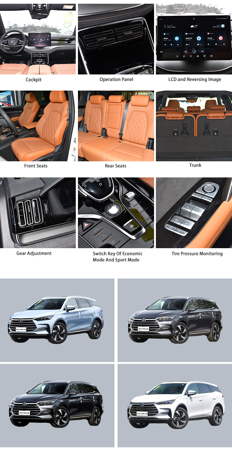 EV BYD Used Cars SUV Powerful Hybrid Car New Energy Vehicles BYD Tang
