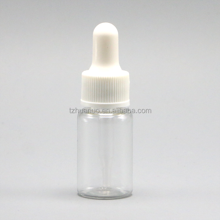 Medicine Grade PET Plastic Dropper Bottle with Tube Capacity 10ml/15ml/20ml/25ml/30ml