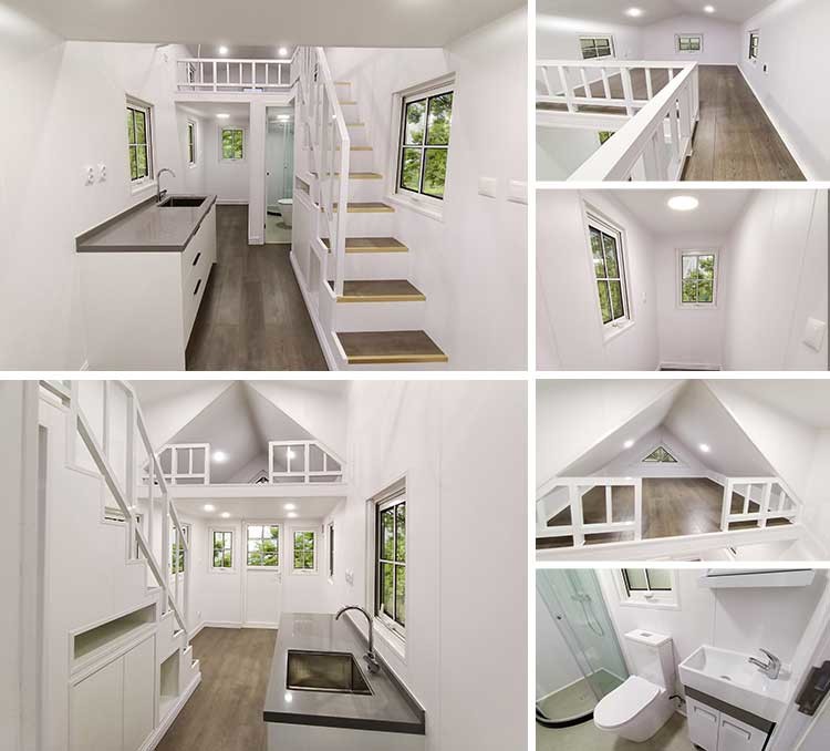 Osb Board Roof System Luxury Prefab The Tiny House Used Light Steel Frame