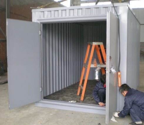 Galvanized 3m 4m 6m 20ft Flat Pack Mobile Storage Portable Foldable Self Storage Container for Space Efficiency