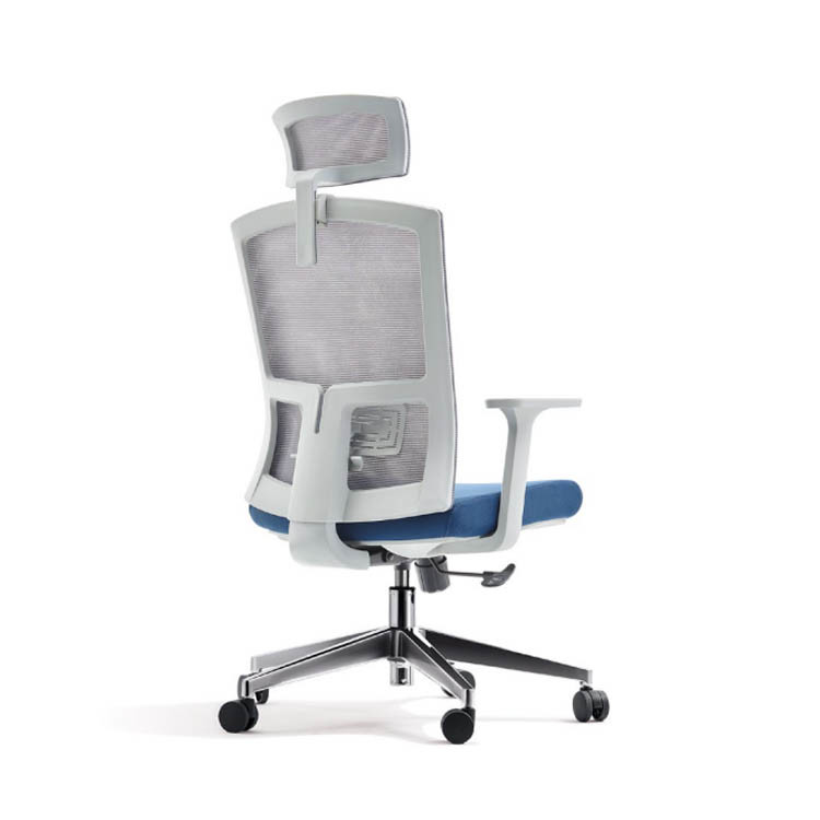 High Back Staff Task Computer Desk Chair Polyurethane Mesh Seat Office Chair